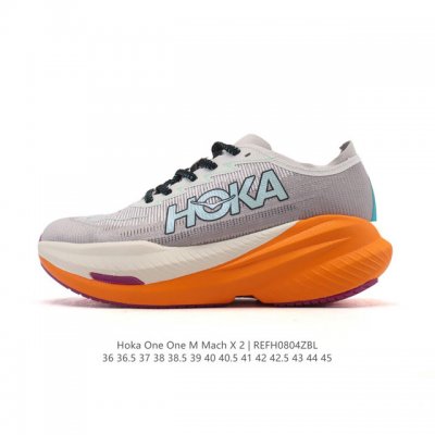 公司级 全新升级的Hoka Mach X 2 运动跑步鞋 Hok鞋款，真的是跑步和日常穿搭的双重享受！这款鞋不仅在路跑竞训领域表现出色，日常穿着也非常舒适，颜值