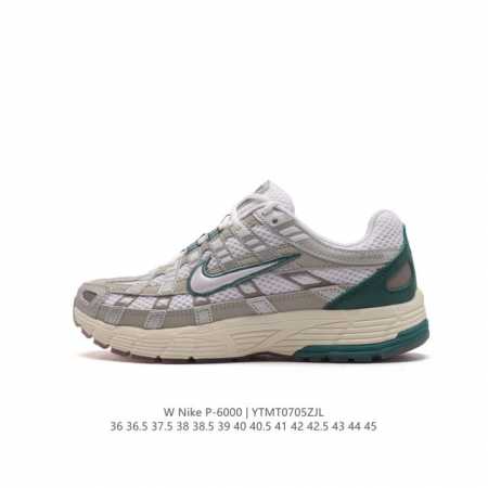 耐克 NIKE 男女子休闲运动鞋P-6000Premium 轻便舒适透气防滑缓震耐磨跑步鞋。P-6000 是一款植根于 2000 年代风格的混合款式，让人想起去 - 点击图像关闭