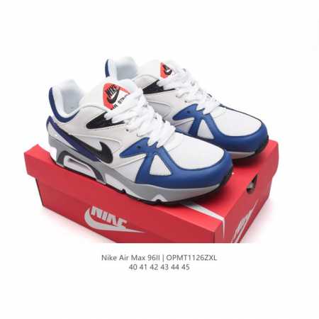 耐克 Nike Air Max 96 Ii 男女子运动鞋 厚底增高气垫板鞋 忠实再现经典鞋款。沿袭 Nike 知名设计师 Sergio Lorenzo 的运动美 - 点击图像关闭