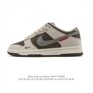 公司级 耐克 Nike Sb Dunk Low pro 男女款运动鞋复古板鞋。采用柔软皮革鞋面，经久耐穿，塑就如元年款 Dunk 般的复古质感。鞋头透气孔，搭配