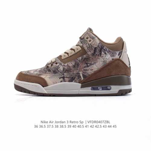 公司级 耐克 乔丹 Aj3 耐克 Nike Air Jordan 3 Retro Se 乔3 复刻篮球鞋 乔丹3代 三代 男女子运动鞋，作为 Aj 系列中广受认