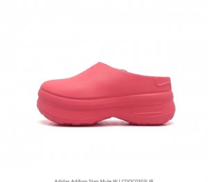 阿迪达斯 Adidas 夏季沙滩涉水百搭休闲拖凉拖鞋 超厚底增高女鞋包头凉拖鞋 采用超轻95% 注塑 Eva塑料,5%泡沫塑料发泡缓震物料成型鞋底 类型 女鞋