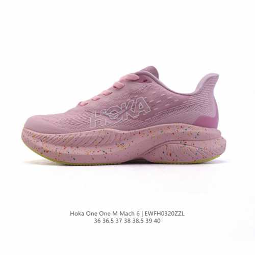 140 hoka One One独特的竞训鞋,主打舒适软弹Hokamach马赫6#竞速跑鞋 Hoka Mach 6 轻盈且富有弹性的舒适感！迄今为止最轻量灵敏的