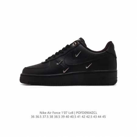头层皮 Af1耐克 Nike Air Force 1 ‘07 Low 空军一号 气垫厚底增高百搭运动板鞋 原楦头原纸板 打造纯正空军版型，专注外贸渠道 全掌内置 - 点击图像关闭