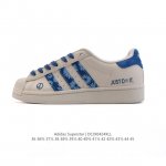 公司级 阿迪达斯 Adidas Superstar 2025年新款鞋子 蛇年新款 经典贝壳头系列 新款休闲板鞋潮流男女士运动鞋 鞋面柔软皮革材质 标志性的贝壳鞋