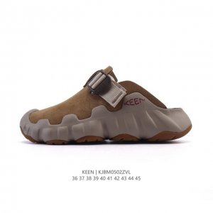 美国人气户外品牌-科恩Keen Jasper Rocks Sp贾斯珀都市系列包头凉拖鞋 复古低帮系带户外风露营徒步登山运动训练鞋 。原楦型开发纸版，采用固色翻毛