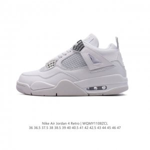 耐克 新款 Nike Air Jordan 4 Retro OG 中帮 迈克尔 乔丹AJ4代乔4 复古休闲运动文化篮球鞋。秉承轻量化的速度型篮球鞋设计思想完成设