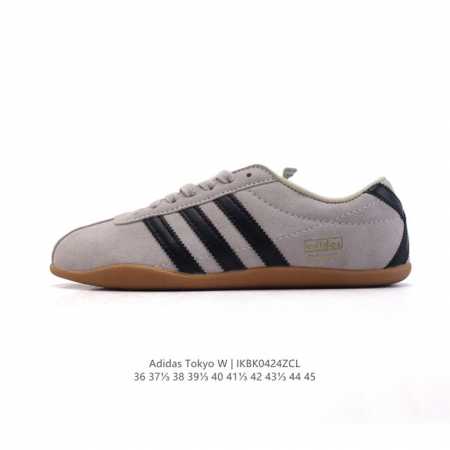 新品 阿迪达斯 Adidas Originals Tokyo 经典舒适 防滑耐磨 低帮 板鞋 男女同款 蓝色一双封神｜复古薄底鞋美到犯规啦薄底鞋是今年的流行趋势 - 点击图像关闭