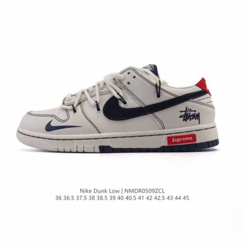 耐克 Nike Dunk Low Retro 运动鞋复古板鞋 解构绑带 双鞋带，作为 80 年代经典篮球鞋款，起初专为硬木球场打造，后来成为席卷街头的时尚标杆，