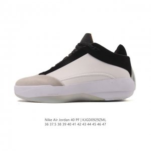 新品公司级 耐克 Nike 2025年男女子Air Jordan 40 pf篮球鞋 Hm9932-100 搭载全掌Zoomx泡棉+全掌Air Zoom Stro