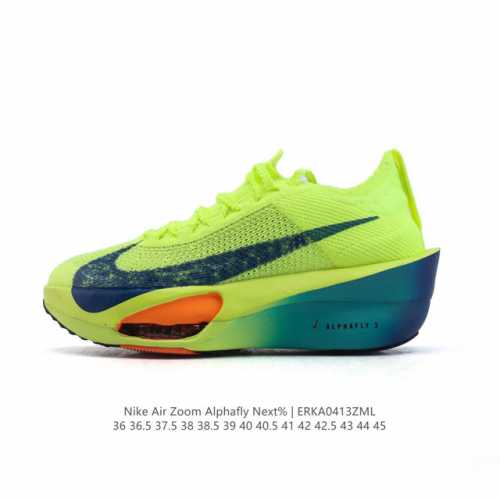 公司级 耐克 Nike Nike Alphafly 3 Proto 新款阿尔法3碳板专业轻便马拉松破2竞速跑步鞋 公路竞速跑步鞋 不磨足弓,落地更稳 专为马拉松