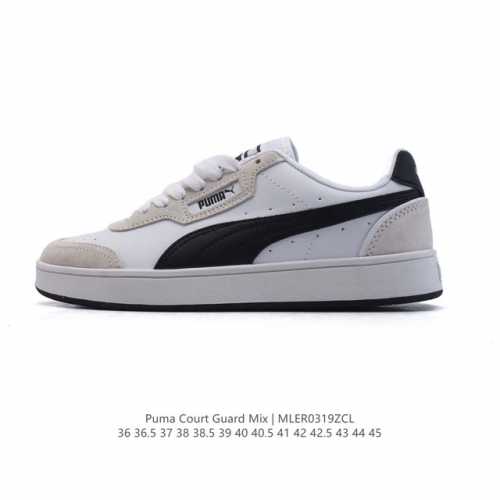 170 【新品】彪马（Puma）男女士Court Guard Mix运动休闲鞋皮革 中性 防滑 低帮 板鞋 男女同款 2025新款时尚经典百搭休闲运动板鞋#春季