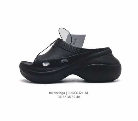 Balenciaga 巴黎世家 女士拖鞋 法国高端奢侈品牌-巴黎世家balenciaga Mold Thong Sandals夏季沙滩涉水百搭休闲拖鞋踩屎感凉拖 - 点击图像关闭