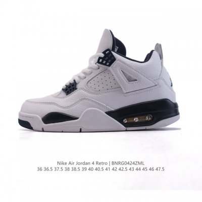 公司级 耐克 Nike Air Jordan 4 Retro Og迈克尔 乔丹Aj4代乔4 中帮复古休闲运动文化篮球鞋。秉承轻量化的速度型篮球鞋设计思想完成设计