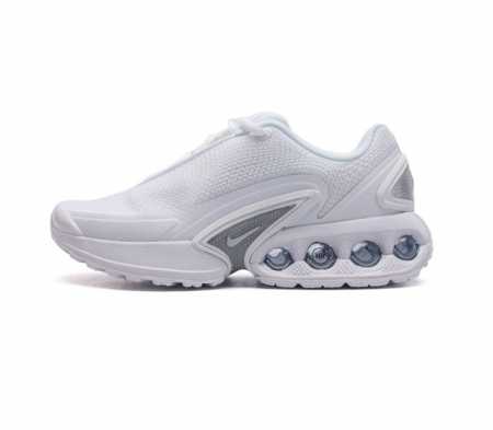 公司级全新nike Air Max Dn 运动鞋 时尚跑步鞋 豆荚造型气垫吸睛 Nike Air Max Dn 采用了纯黑配色覆面 搭配白色虚线和紫色点缀 营造 - 点击图像关闭