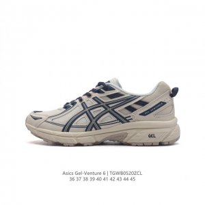 Asics 亚瑟士 Gel-Venture 6 系列城市休闲运动跑步鞋时尚复古男女鞋 老爹鞋 Gel- Venture6跑鞋是越野跑者的多功能选择。专为喜欢户外
