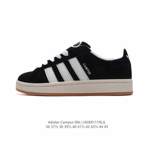 Adidas阿迪达斯.三叶草campus 00S 面包鞋复古休闲板鞋。千禧回潮！Adidas Campus 00S 经典再现！面包化的campus鞋款在今年受到