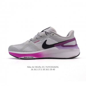 耐克 Nike Zoom Winflo 25 登月25代 跑鞋透气缓震疾速跑鞋 采用透气网眼鞋面搭配外翻式鞋口 为脚跟区域营造出色舒适度 而在鞋底部分 搭载全掌