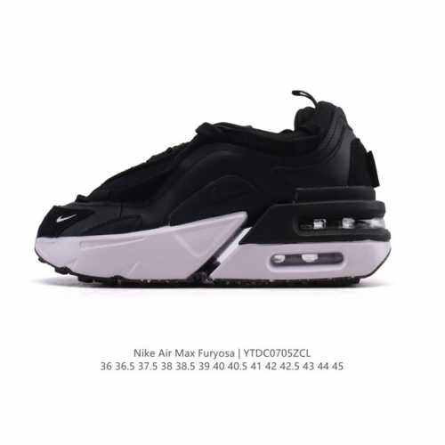 耐克 Nike Air Max Furyosa 男女子运动鞋气垫 厚底增高板鞋。采用灵感源自 90 年代疾速跑鞋的前卫外观，以新颖巧思大胆演绎时尚风范与舒适性能