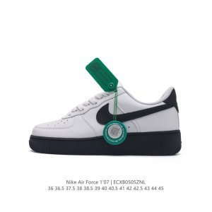 公司级 附赠送logo清洁刷 Af1耐克 Nike Air Force 1 ‘07 Low 空军一号厚底增高百搭休闲运动板鞋 原楦头原纸板 打造纯正空军版型，专