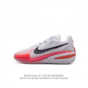真标 Nike Air Zoom G.T.Cut 3 Ep耐克新款实战系列篮球鞋。全掌react+Zoom Strobel+后跟zoom 离地面更近的设计提供更