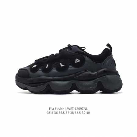 公司级 斐乐 女款老爹鞋 Fila Fusion 厚底增高百搭运动鞋 意大利百年经典运动品牌，网红单品 小红书推荐爆款 Fila斐乐新款小白鞋斐乐潮牌文化街头风 - 点击图像关闭