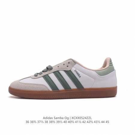 阿迪达斯 德训鞋 Adidas Originals Samba Og Shoes 经典运动鞋小白鞋 T头鞋 男女板鞋 彰显休闲摩登风情的时尚经典鞋。它诞生于50 - 点击图像关闭