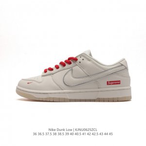 真标 耐克 Nike Dunk Low 运动鞋复古板鞋，尽情迈步，彰显个性风采。采用柔软皮革鞋面，经久耐穿，塑就如元年款 Dunk 般的复古质感。全掌型橡胶外底