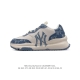 全新新款，Ny美国榄球洋基队new York Yankees X Mlb Chunky Runner Liner 莱纳系列低帮厚底老爹风透气舒适皮面休闲运动慢跑