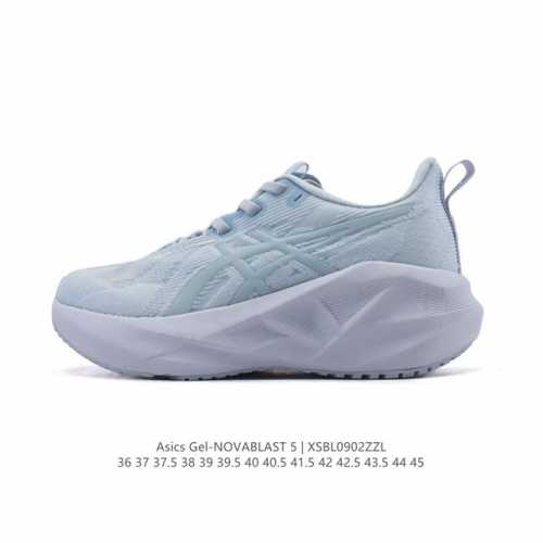 Asics Novablast 5轻量跑鞋 低帮轻量透气缓震休闲运动跑步鞋 Novablast 5 鞋款秉承 Asics 设计理念 尊重日本的“改善”、持续改进