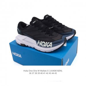 新品公司级 Hoka One One 男女士 Mafate X 马法特X 越野跑鞋 厚底增高运动鞋 老爹鞋 Mountain Fog 20 12 Us它是一款长