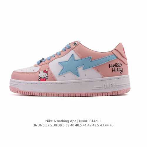 A Bathing Ape 安逸猿 男女同款气垫运动鞋复古板鞋 升级原楦原纸版数据开发，采用超软皮革鞋面材质，内置全掌Air Sole气垫定制联乘，日本里原宿潮