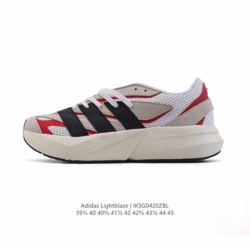 公司级 阿迪达斯 Adidas 流光跑鞋Lightblaze超轻防滑跑鞋男款新款轻运动鞋，Adidas Sportswear 专为 Z 时代流动青年打造的舒适极