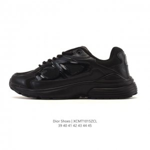 公司级 Dior 迪奥 高奢品牌 彰显高级气质 Dior 运动鞋低帮系列复古休闲鞋时尚慢跑鞋厚底老爹鞋圆头系带 运动跑鞋 生活休闲鞋 男款 时髦单品 时尚百搭