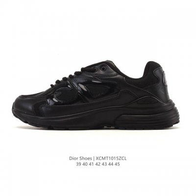 公司级 Dior 迪奥 高奢品牌 彰显高级气质 Dior 运动鞋低帮系列复古休闲鞋时尚慢跑鞋厚底老爹鞋圆头系带 运动跑鞋 生活休闲鞋 男款 时髦单品 时尚百搭