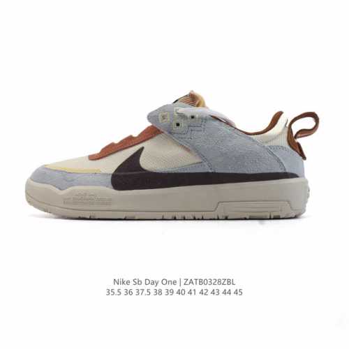200 【新品】耐克 Nike Sb Day One 舒适简约 防滑耐磨 低帮 板鞋 经典时尚滑板鞋，复古风潮美式复古穿搭~我是懂少年感的这双鞋我穿了很久 低帮