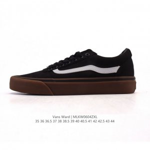 Vans Ward官方同步运动板鞋 Ward鞋款相比Vans其他鞋款并不为太多人熟悉，鞋面采用全帆布材质，鞋帮海绵填充能够很好的保护脚踝，橡胶鞋底及华夫格纹理，