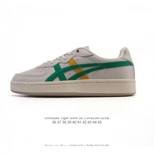 新品 Onitsuka Tiger Gsm Sd鬼冢虎运动板鞋 经典Gsm Sd男女款休闲鞋 减震耐磨 低帮 板鞋 男女同款，巨巨巨巨巨百搭的小虎子，穿够了薄底