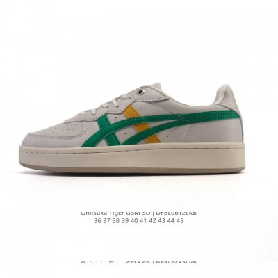 新品 Onitsuka Tiger Gsm Sd鬼冢虎运动板鞋 经典Gsm Sd男女款休闲鞋 减震耐磨 低帮 板鞋 男女同款，巨巨巨巨巨百搭的小虎子，穿够了薄底
