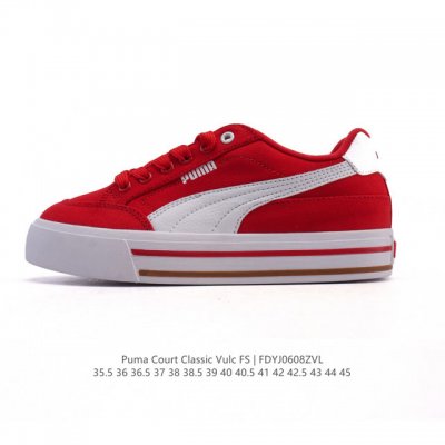 新品公司级 Puma彪马男女Court Classic Vulc Fs运动休闲鞋39635302初夏少年感Ootd｜氛围感工装Look真的不出错！材质上，鞋面布