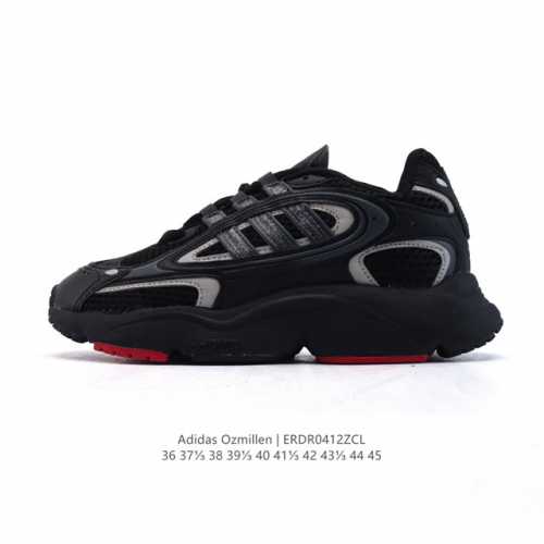 Adidas Originals阿迪达斯三叶草官方 Ozmillen Shoes 男女经典运动鞋 复古 拼色男女低帮缓震运动跑鞋 Oz米伦坏痞兔复古透气运动跑鞋