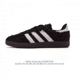 公司级 阿迪达斯 德训鞋 Adidas Originals Samba Og Shoes 经典运动鞋小白鞋 T头鞋 男女士板鞋 亮片 闪亮鞋面 彰显休闲摩登风情