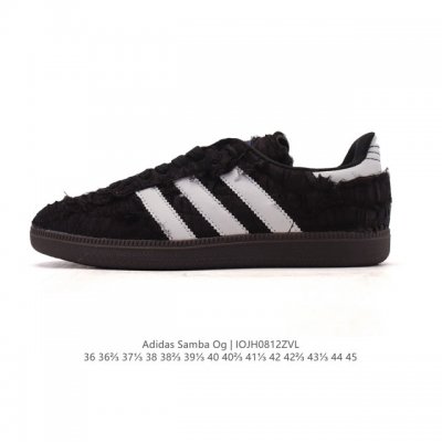 公司级 阿迪达斯 德训鞋 Adidas Originals Samba Og Shoes 经典运动鞋小白鞋 T头鞋 男女士板鞋 亮片 闪亮鞋面 彰显休闲摩登风情