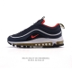 耐克Nike休闲鞋 经典 气垫 Air Max 97 子弹气垫低帮运动鞋。Air Max '97 运动跑鞋以流线型鞋身和卓越科技为热爱运动的你造就全方位防护，强