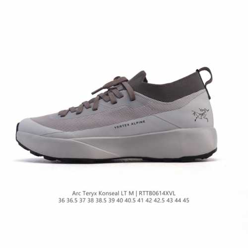 公司级 始祖鸟 Arc’Teryx 男女鞋Vertex Alpine Gtx防水防滑户外徒步 轻便低帮越野登山鞋 厚底增高老爹鞋 登山靴 防水加强版男士系列加强