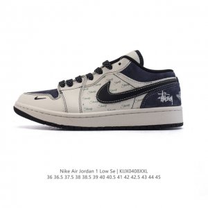 公司级 耐克 乔丹Air Jordan 1 Low Aj1 乔1 乔丹1代Aj1 低帮复古文化休闲运动篮球鞋，从1985 年面世的元年款汲取设计灵感，采用简洁大