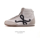 公司级 Loewe 罗意威 Ballet Runner 皮革织物拼接 简约圆头 系带 高帮 短靴 运动休闲鞋这双鞋是Loewe新发布的Ballet Runner