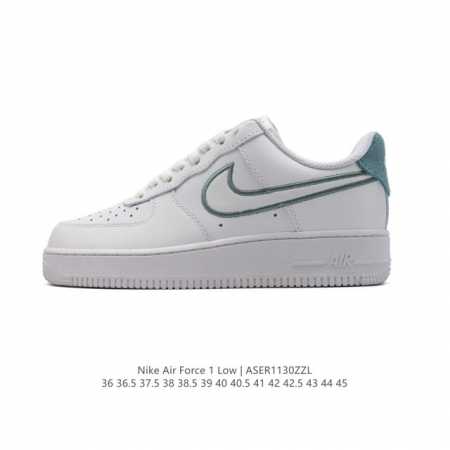 耐克 Nike Air Force 1 '07 Low 空军一号含气垫 小白鞋 低帮百搭厚底增高休闲运动板鞋。柔软、弹性十足的缓震性能和出色的中底设计，横跨复古 - 点击图像关闭