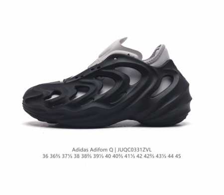 阿迪达斯 Adidas Adifom Q 侃爷 低帮潮流运动休闲老爹洞洞鞋沙滩鞋 这款adifom Q经典鞋风格鲜明 以个性设计升格90年代经典设计 同时兼顾舒 - 点击图像关闭