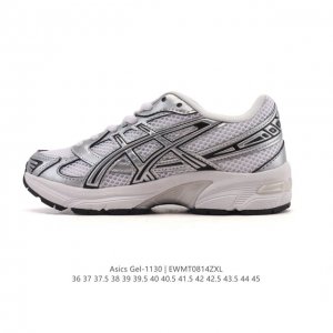 Asics 亚瑟士 新款情侣健步减震复古鞋Gel-1 男女时尚透气运动潮流耐磨休闲鞋 。选用网眼与皮革相接，复古而富有层次感。网布搭配银色金属感线条，虎爪 Lo